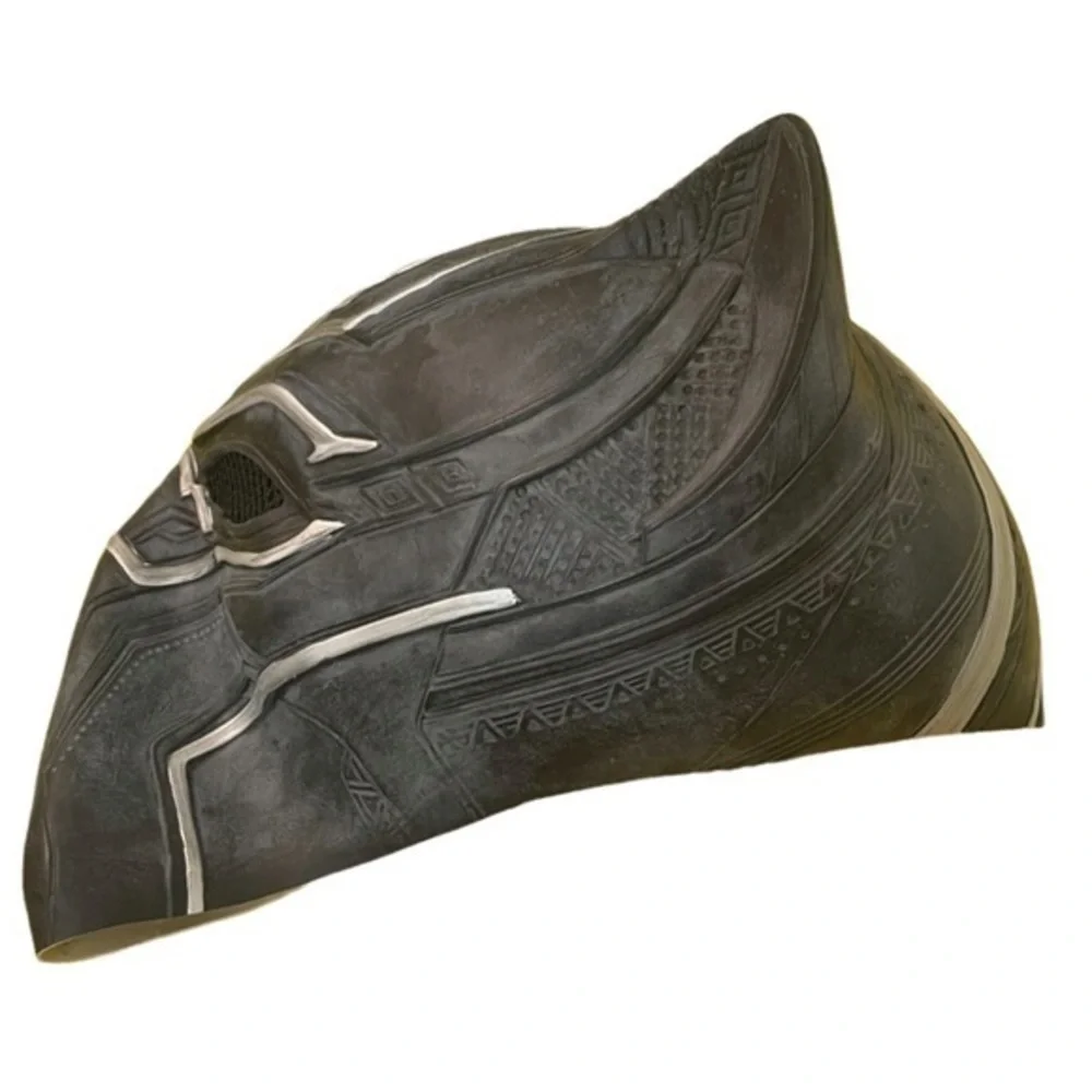 BLACK PANTHER Latex Mask Adult Full Face Costume - Picture 3 of 5